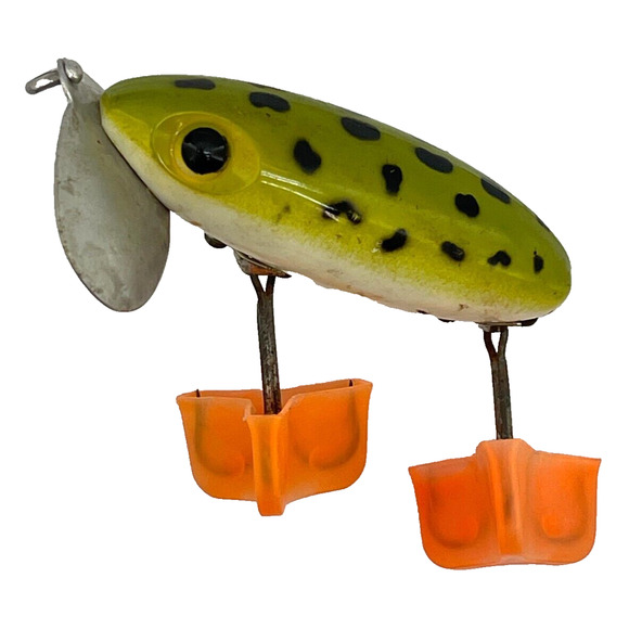 Vintage Fred Arbogast Jitterbug Fishing Gear Lure Freshwater Fish Bait - Picture 2 of 9